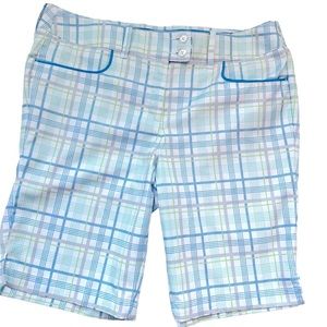 Callaway Plaid Women's Opti-DriGolf Shorts Size 12